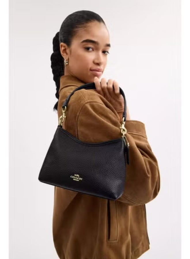 coachoutlet Coach Laurel Shoulder Bag Small, Women's Cross Body Bag, Women's Hand Bag, Women's Shoulder Bag, Women's Travel Bag, Black-20cm - Image 4